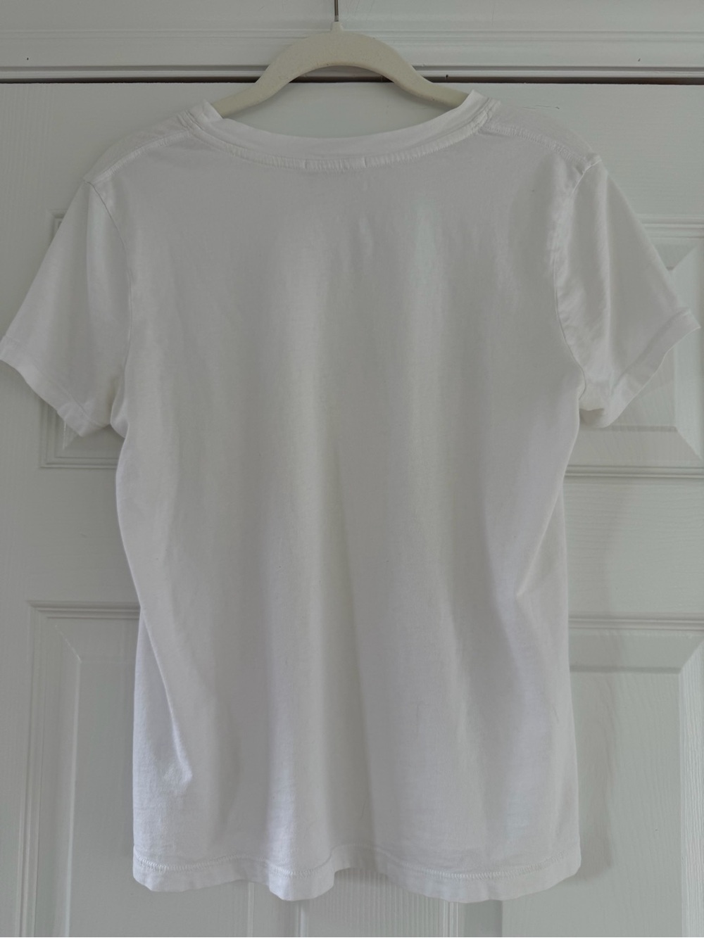 James Perse White Crewneck Tee - Classic Everyday Top - Picture 2 of 3
